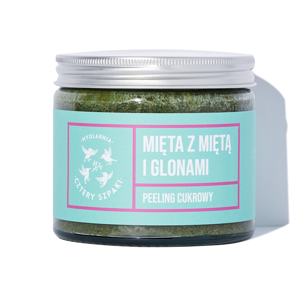 Peeling do ciała Mięta z Miętą i Glonami | Cztery Szpaki