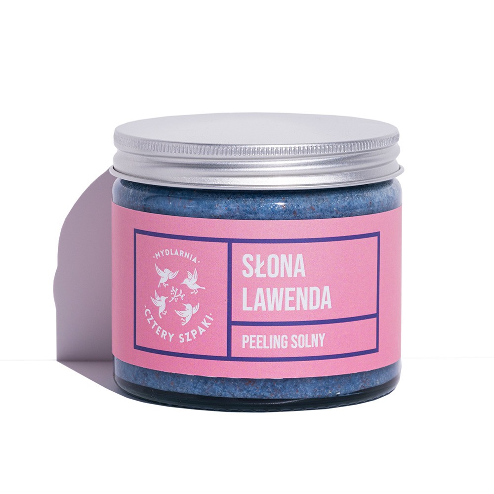 Peeling do ciała Słona Lawenda | Cztery Szpaki