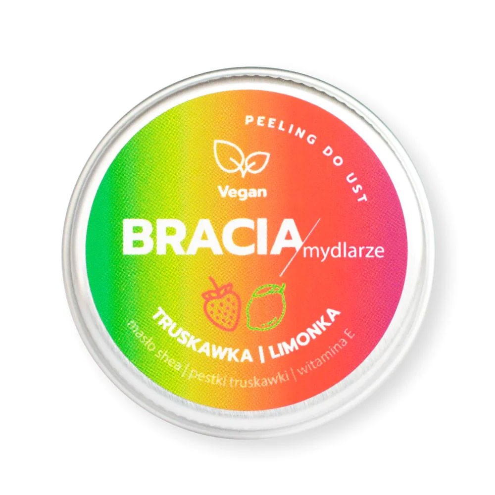 Peeling do ust Truskawka i Limonka | Bracia Mydlarze