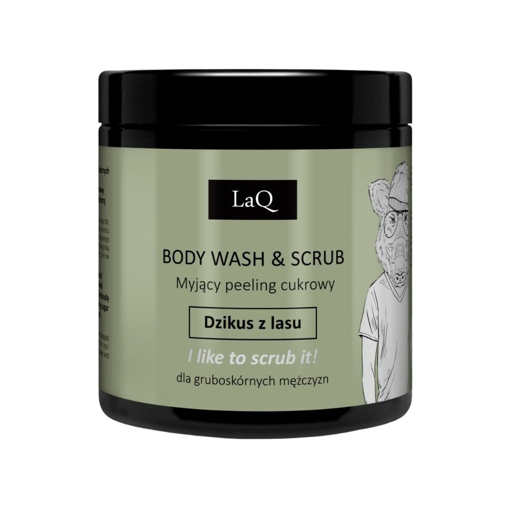 Peeling myjący cukrowy DZIKUS Z LASU | LaQ