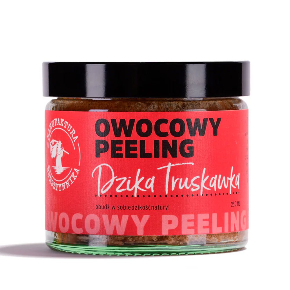 Peeling owocowy Dzika truskawka | Manufaktura Bursztynnika