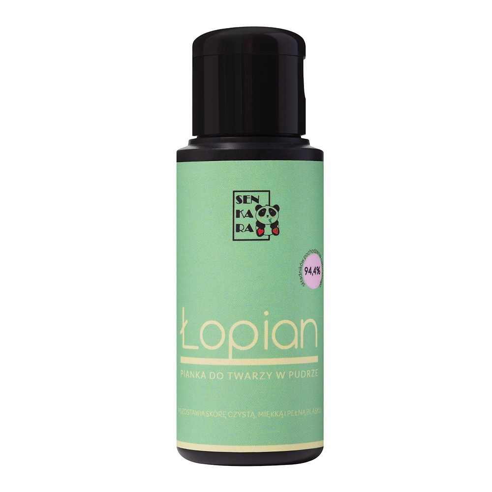 Pianka do mycia twarzy w pudrze Łopian | Senkara