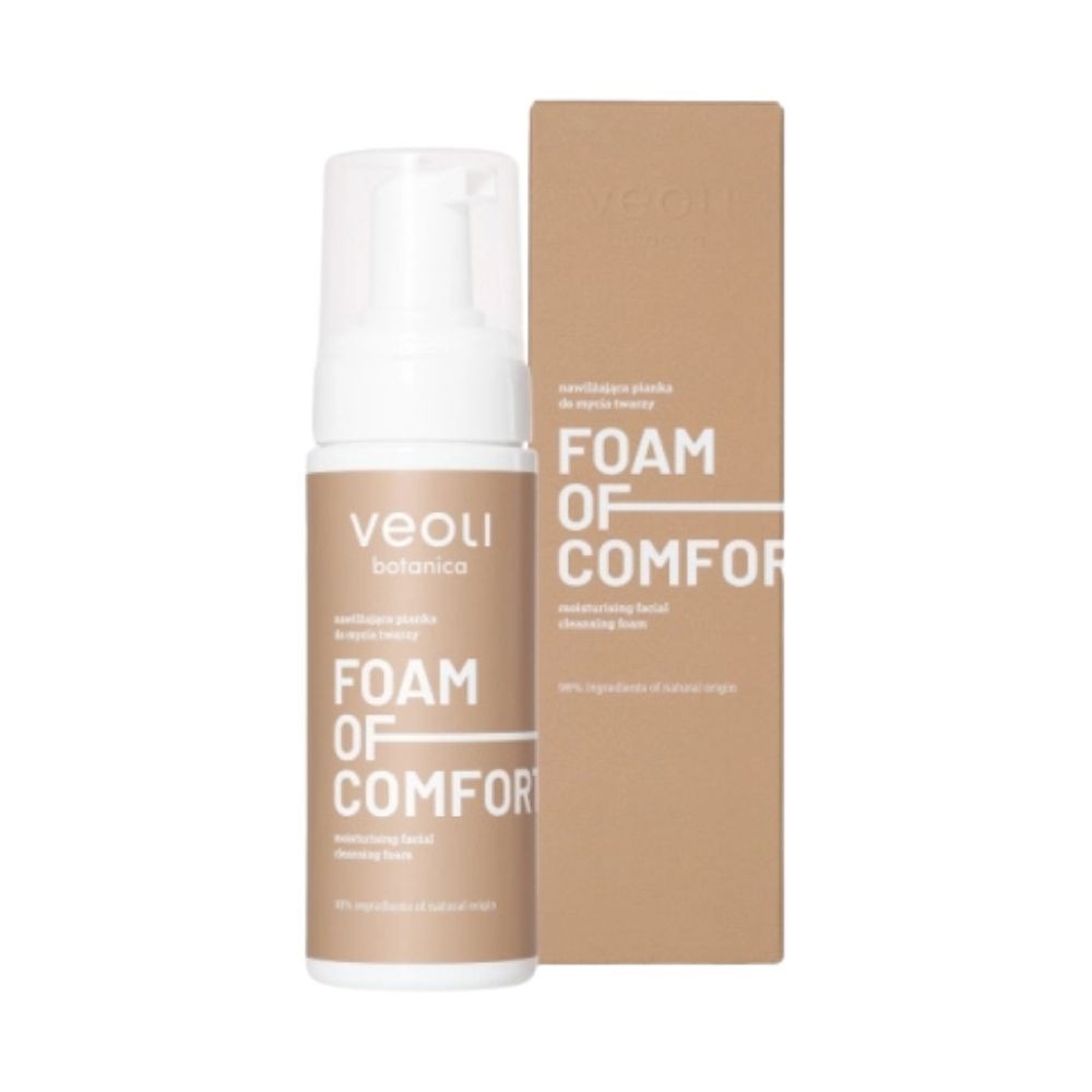 Pianka nawilżająca do mycia twarzy FOAM OF COMFORT | Veoli Botanica