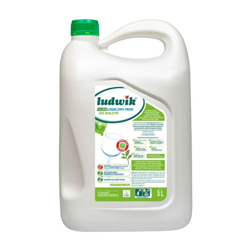 Płyn do mycia naczyń Cytrusy i zielona herbata | Ludwik EKOlogiczny