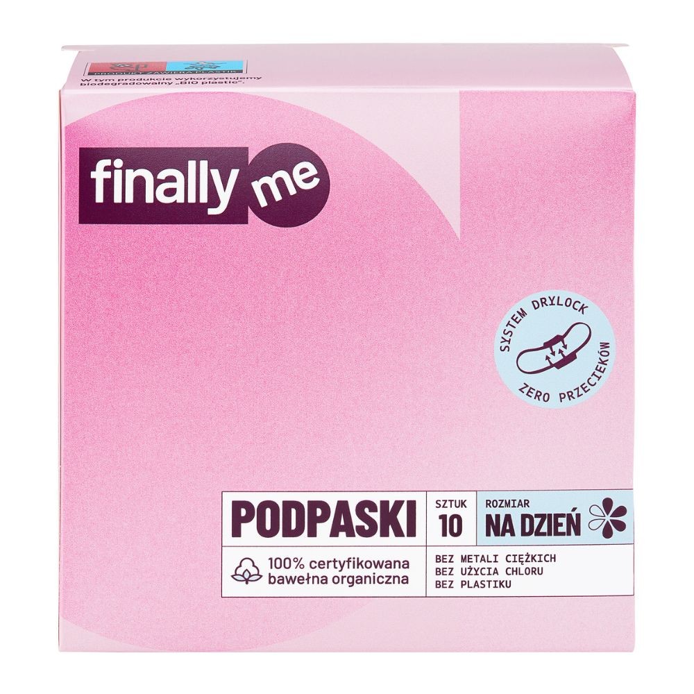Podpaski organiczne na dzień | Finally Me