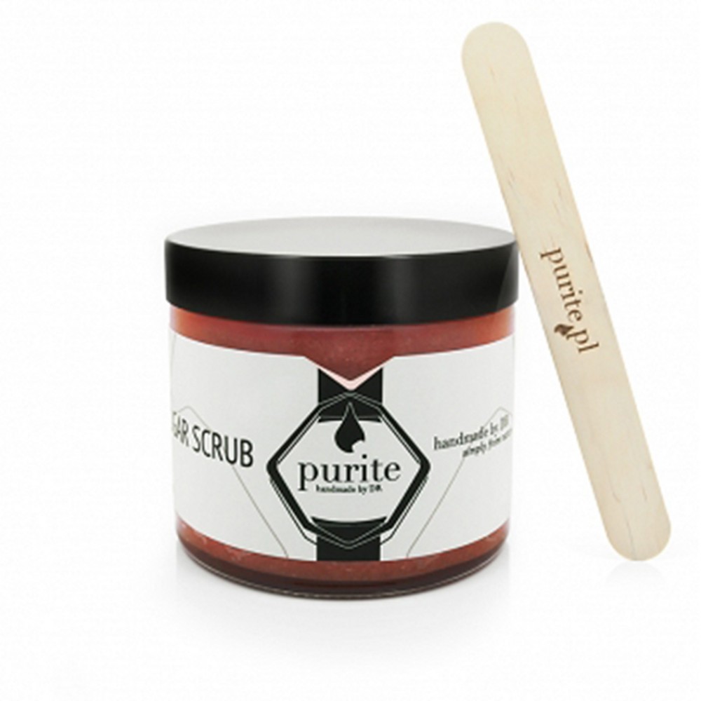 Peeling cukrowo solny roża + wanilia | Purite