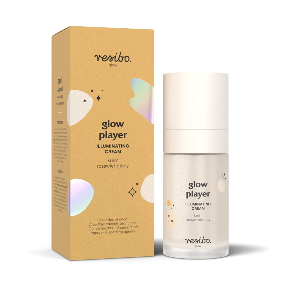 Krem rozświetlający GLOW PLAYER | Resibo