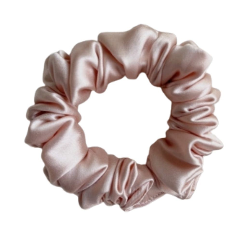 Scrunchie jedwabna mini - Rose | BoMoye