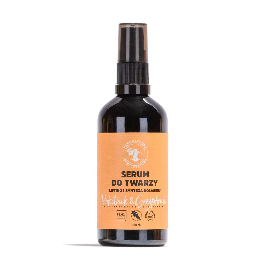 Serum do twarzy Rokitnik Grejpfrut | Manufaktura Bursztynnika
