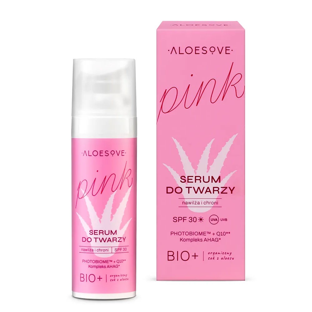 Serum okluzyjne do twarzy SPF30 ALOESOVE PINK | Aloesove