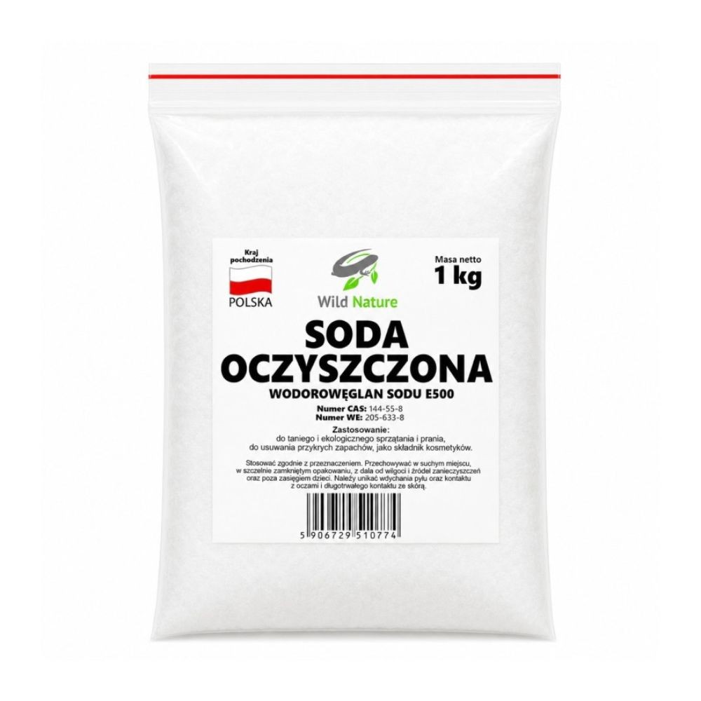 Soda oczyszczona - wodorowęglan sodu | Wild Nature