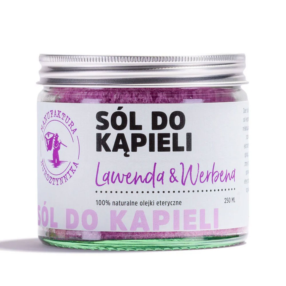 Sól do kapieli Lawenda Werbena | Manufaktura Bursztynnika