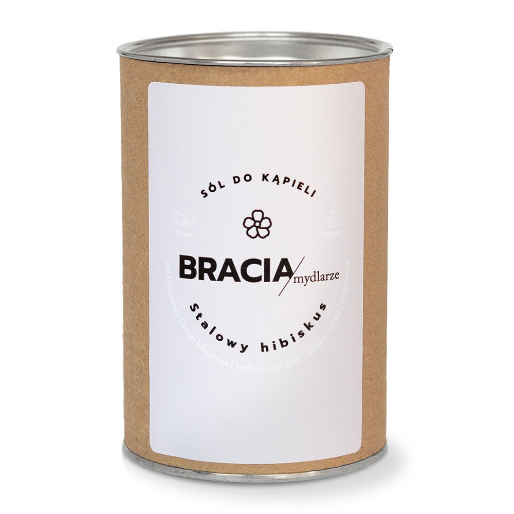 Sól do kąpieli Stalowy hibiskus | Bracia Mydlarze