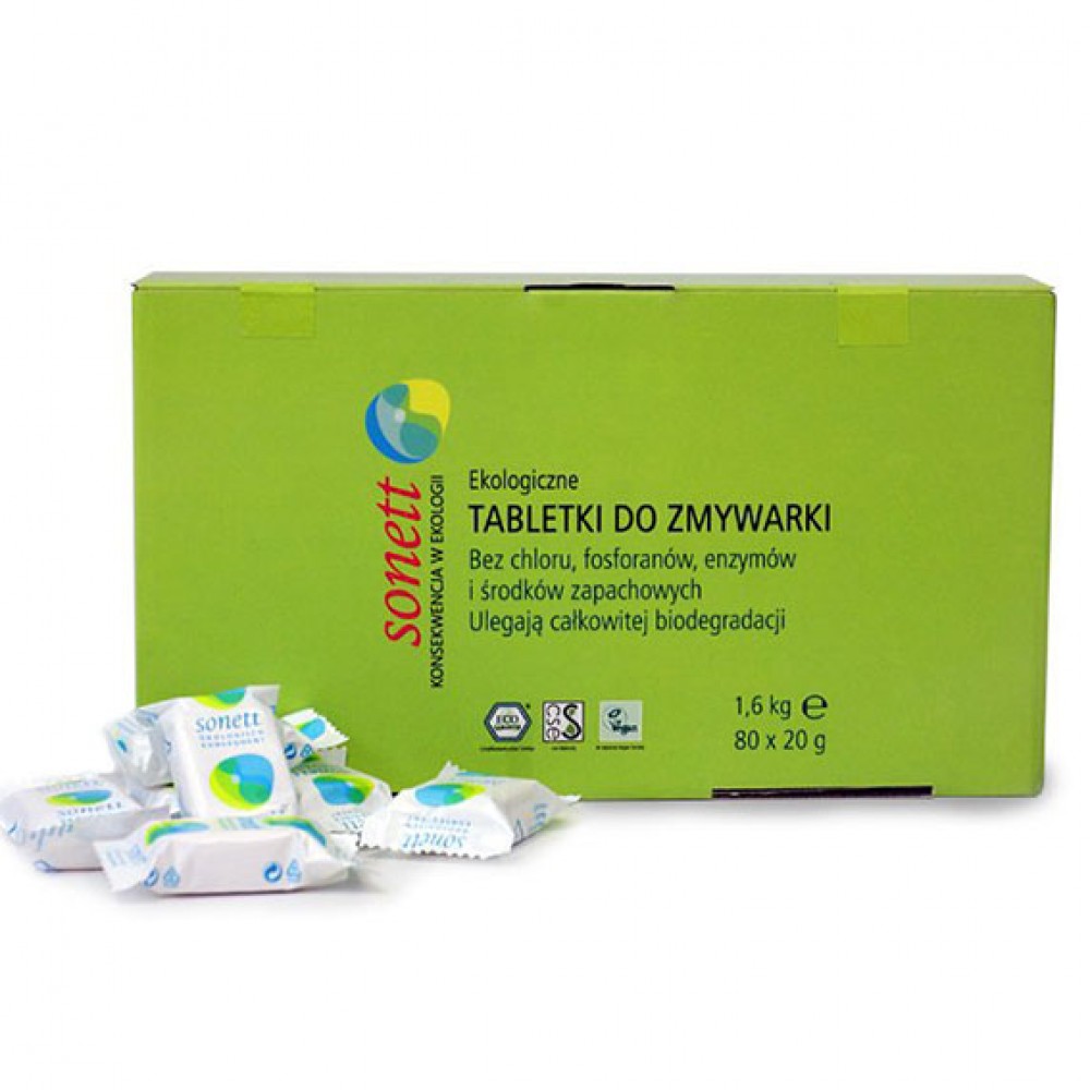 Ekologiczne tabletki do zmywarki | Sonett