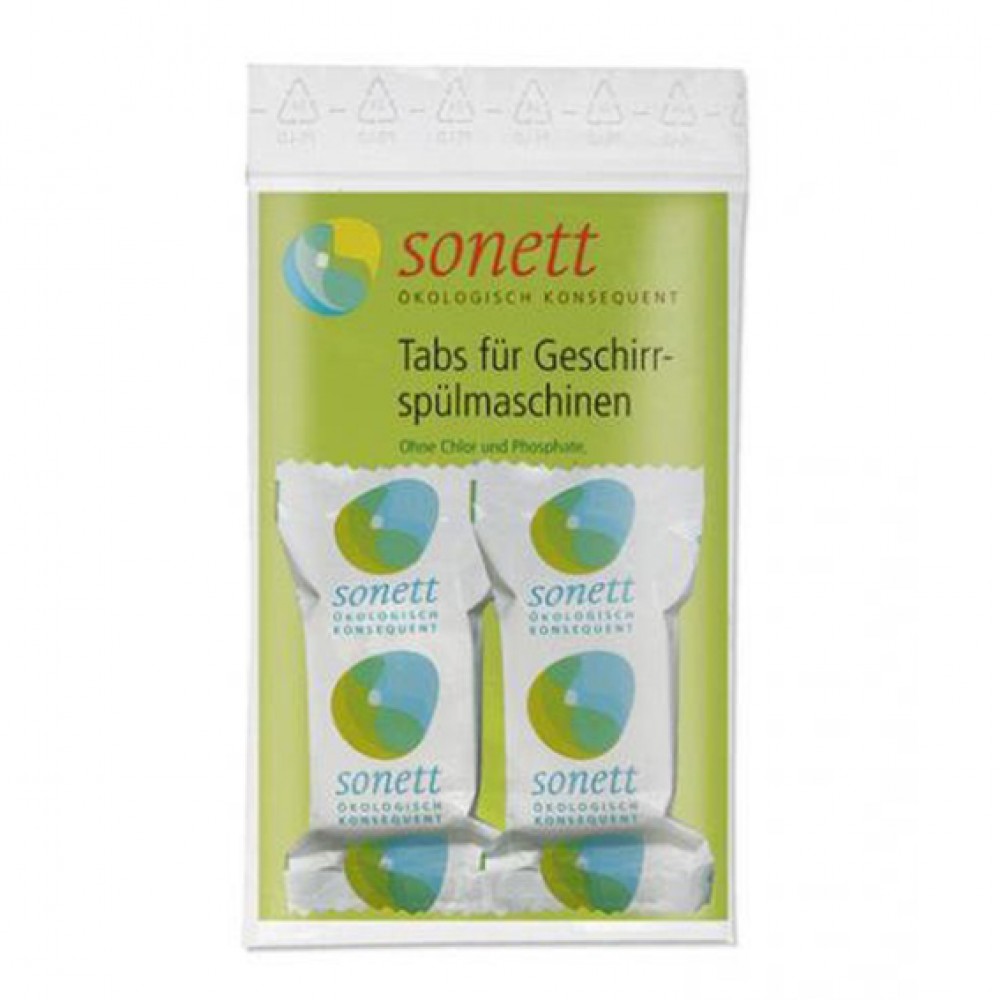 Ekologiczne tabletki do zmywarki - próbka | Sonett