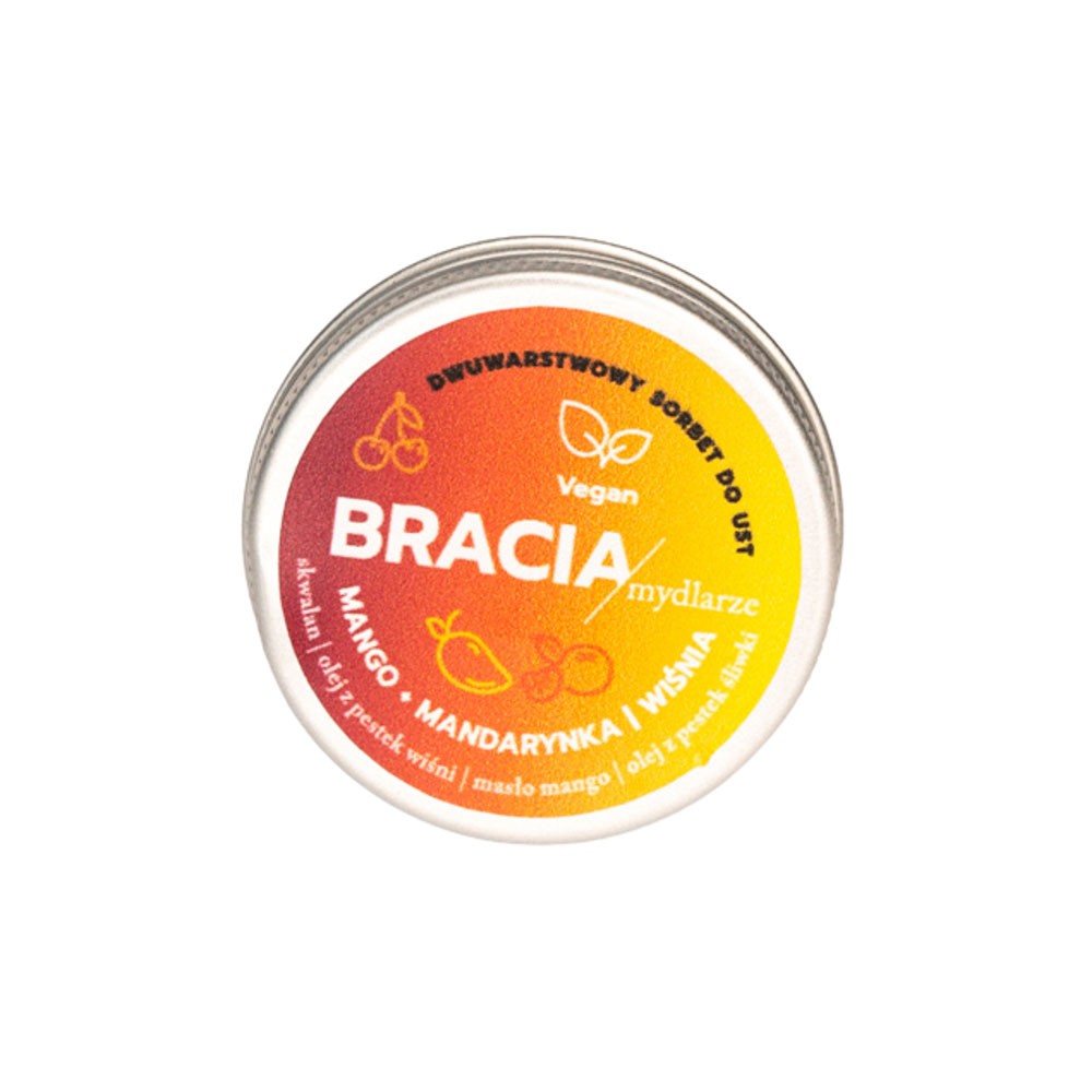 Sorbet do ust Wiśnia, Mango i Mandarynka | Bracia Mydlarze