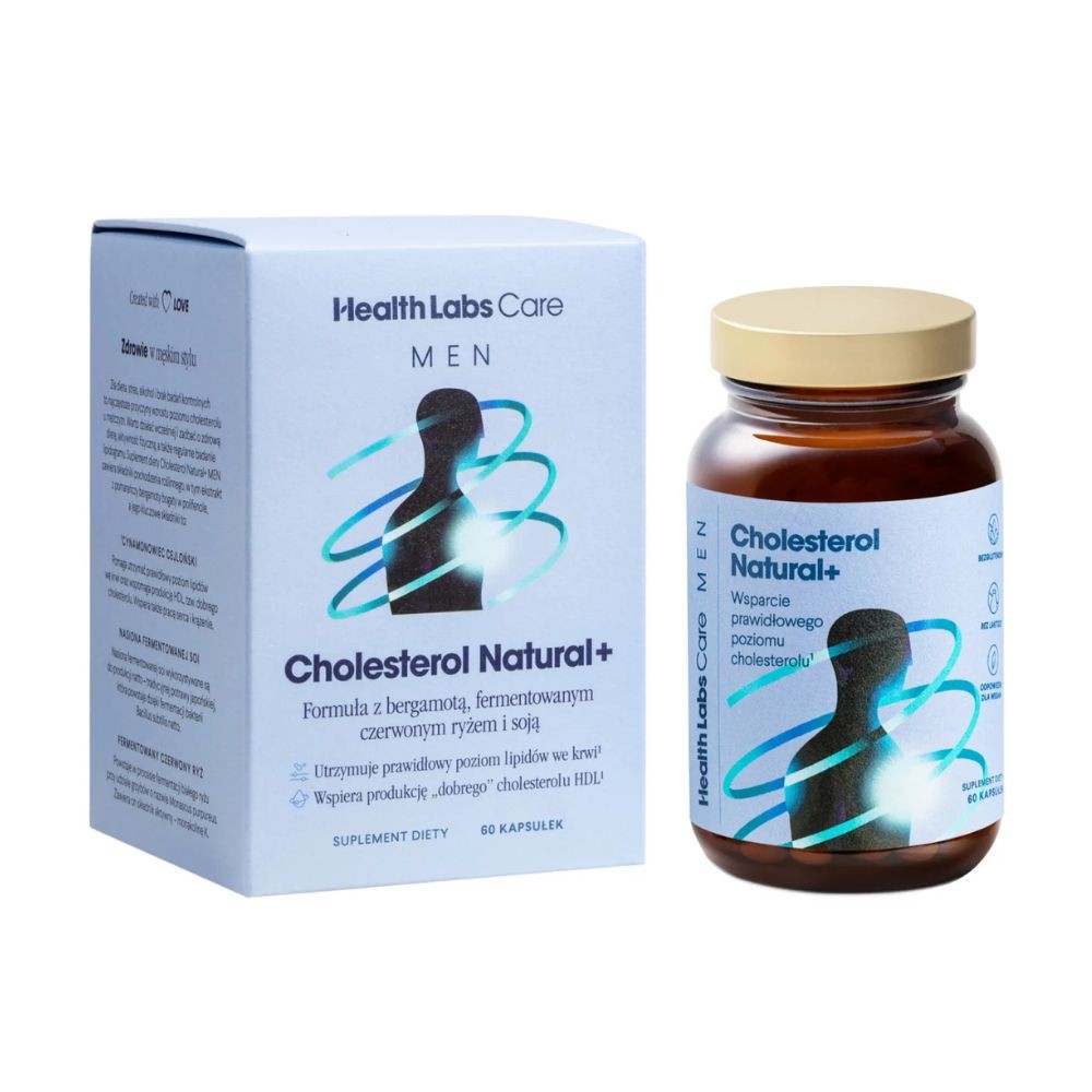 Suplement diety - Cholesterol Natural + Men | Health Labs Care