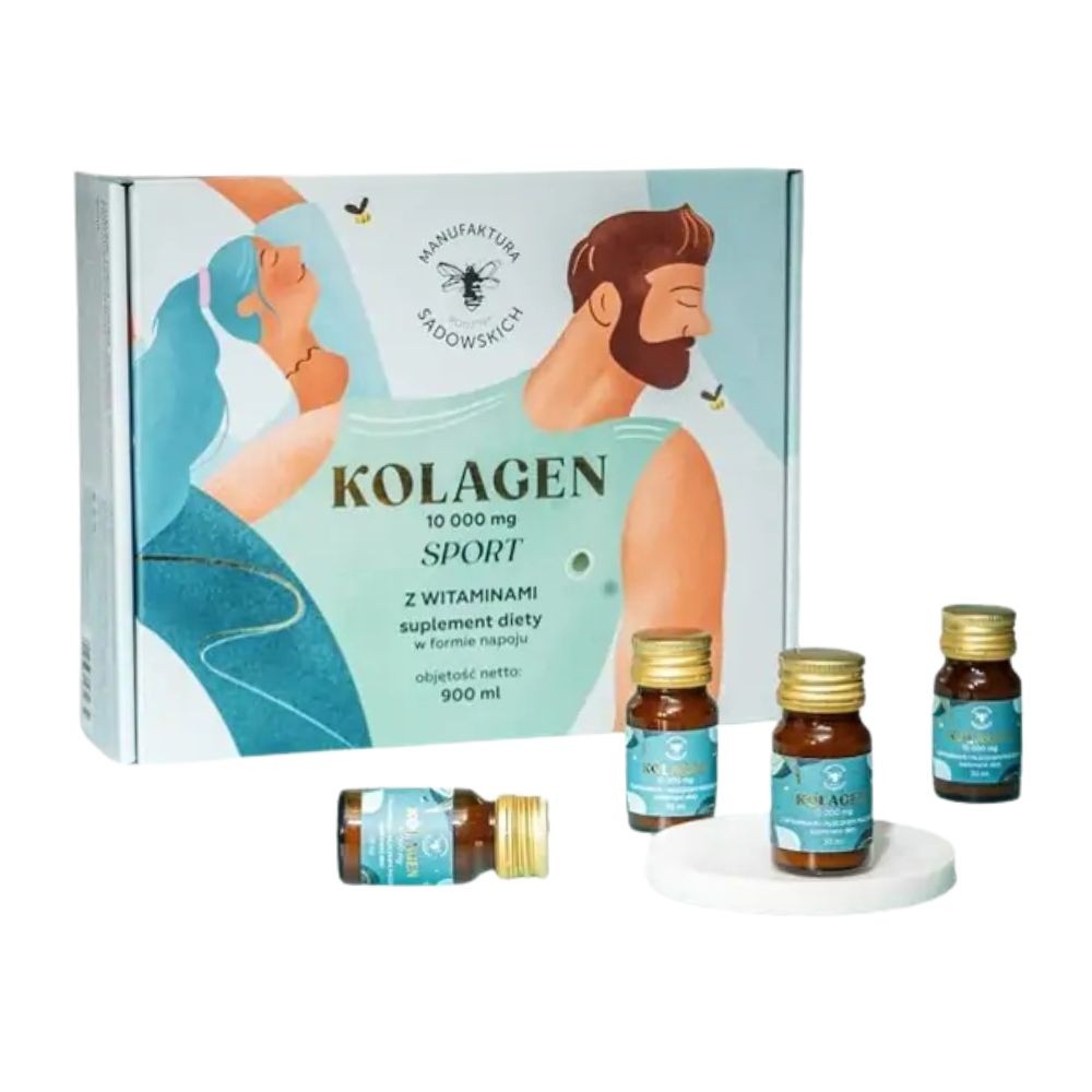 Suplement diety - Kolagen wołowy SPORT 10 000 mg | Pasieki Rodziny Sadowskich