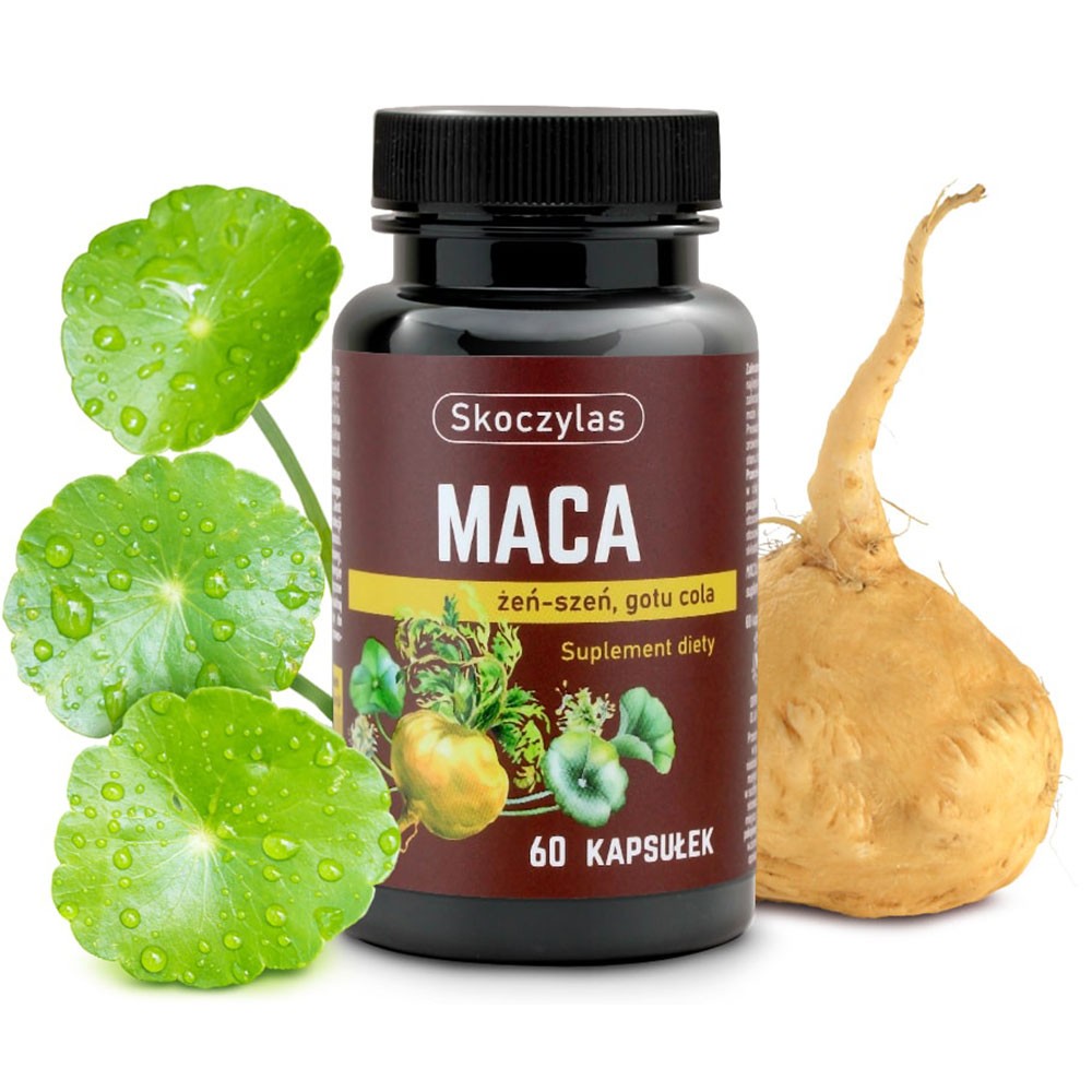 Suplement diety - MACA żeń-szeń, gotu cola | Marek Skoczylas
