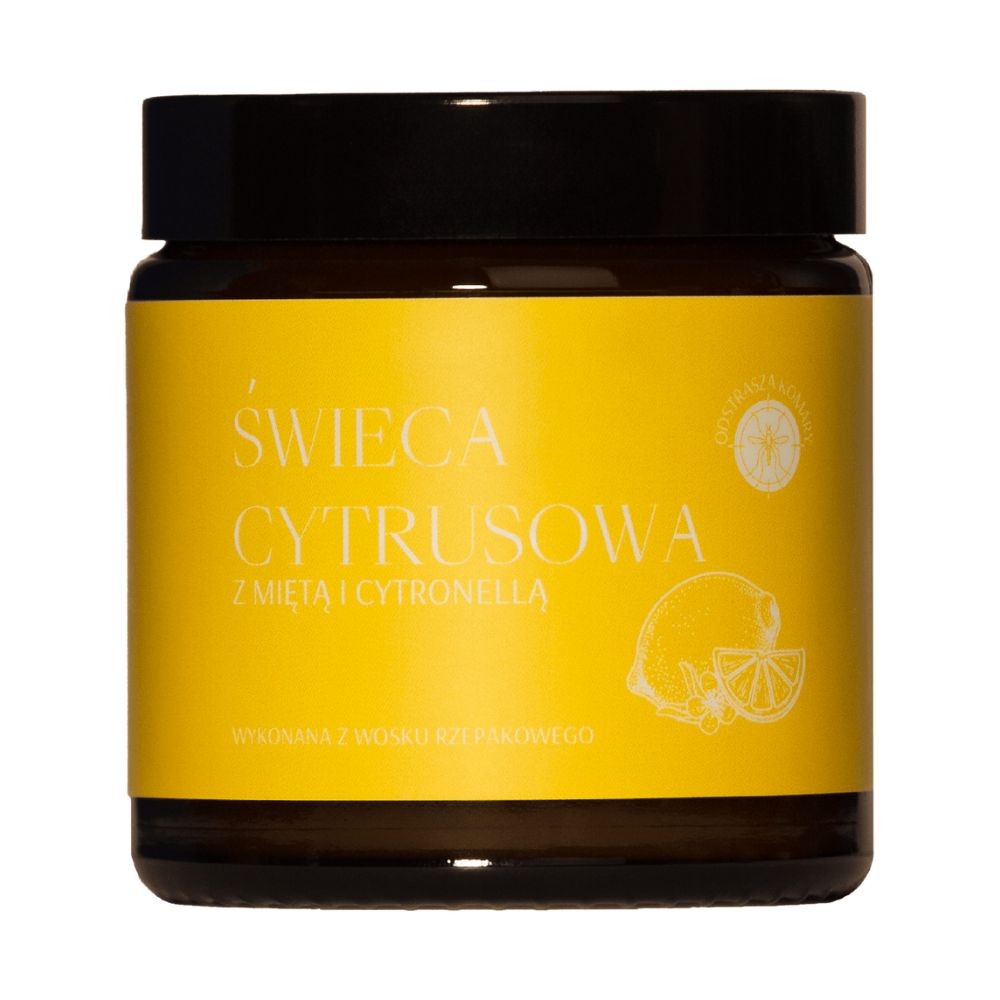 Świeca rzepakowa - Mięta z Cytronellą | Mglife