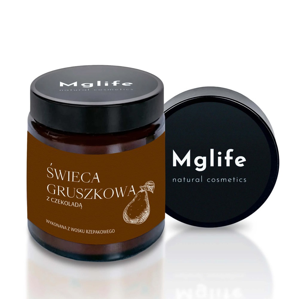 Świeca rzepakowa - Gruszka z Czekoladą | Mglife