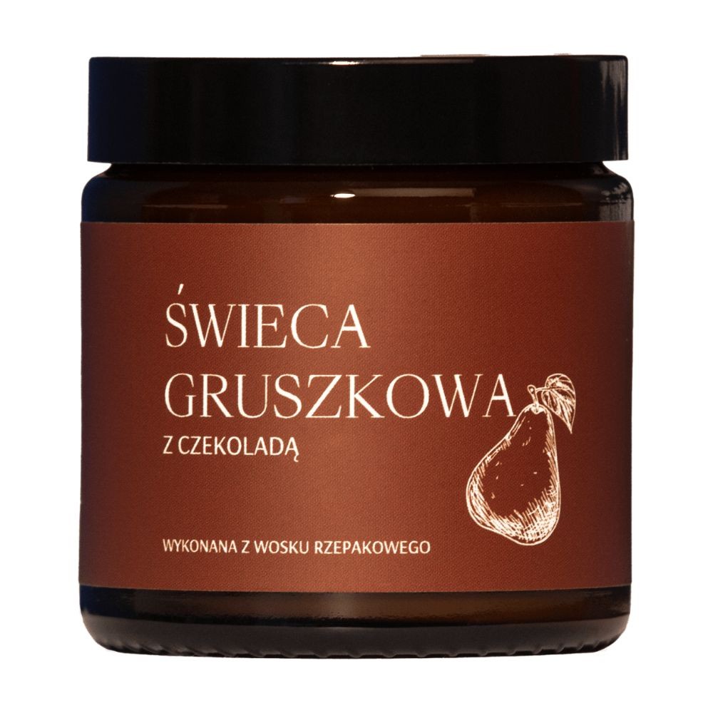 Świeca rzepakowa - Gruszka z Czekoladą | Mglife