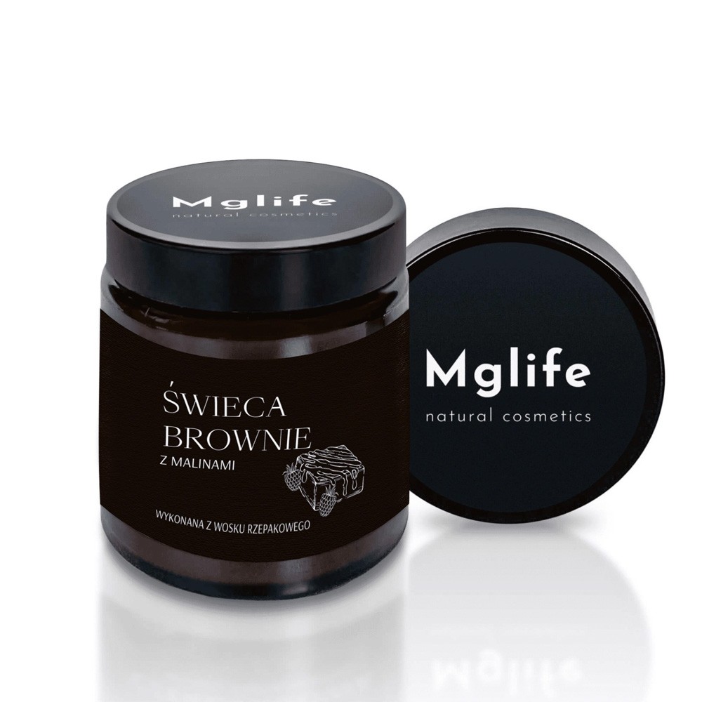 Świeca rzepakowa - Brownie z Malinami | Mglife