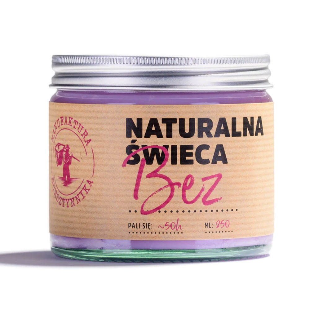 Świeca sojowa Bez | Manufaktura Bursztynnika