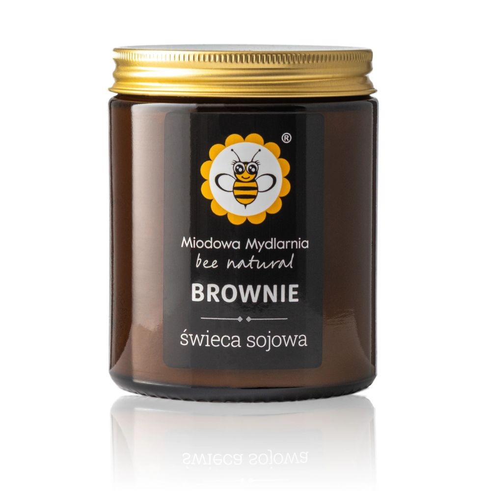 Świeca sojowa Brownie | Miodowa Mydlarnia