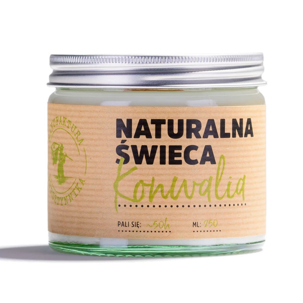 Świeca sojowa Konwalia | Manufaktura Bursztynnika