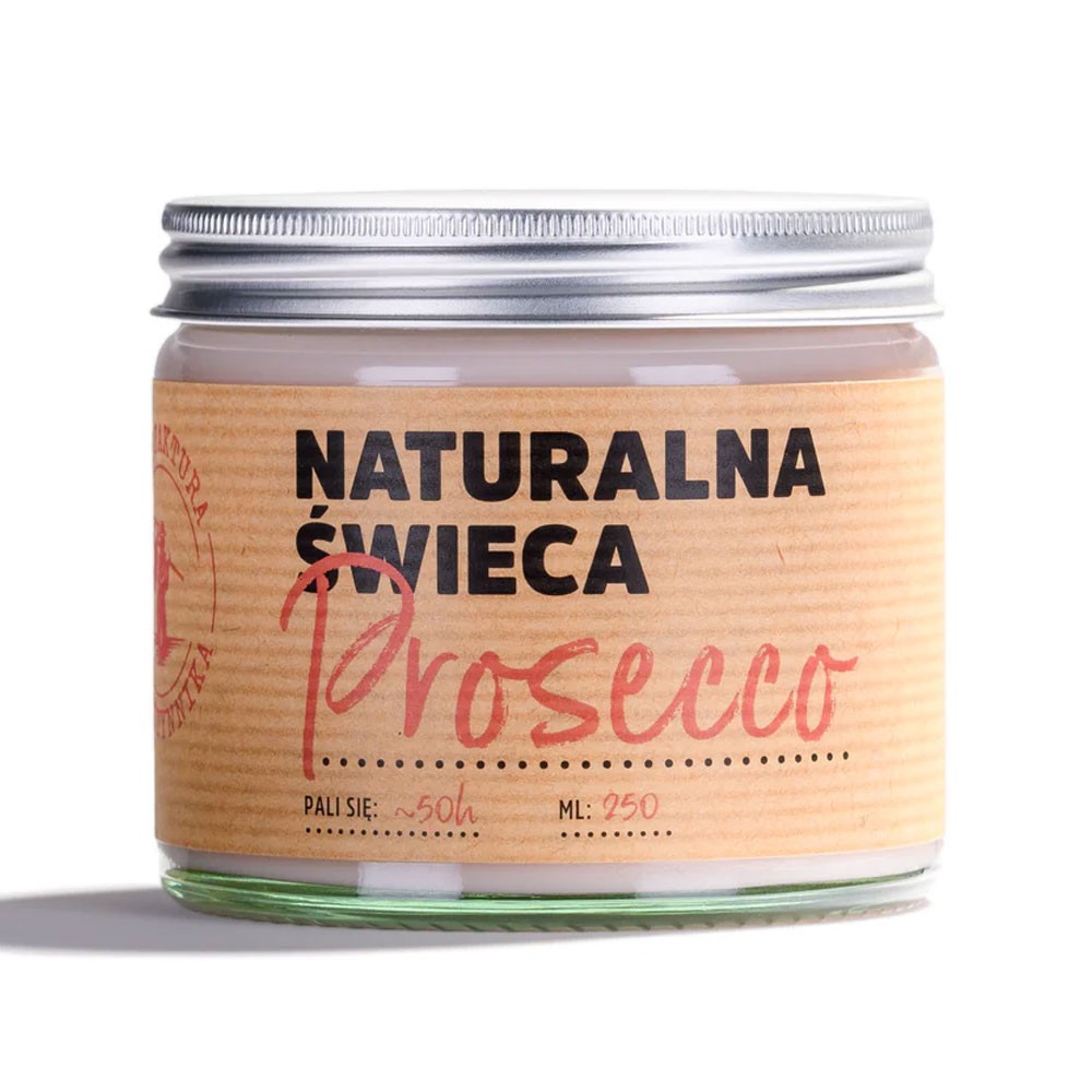 Świeca sojowa Prosecco | Manufaktura Bursztynnika