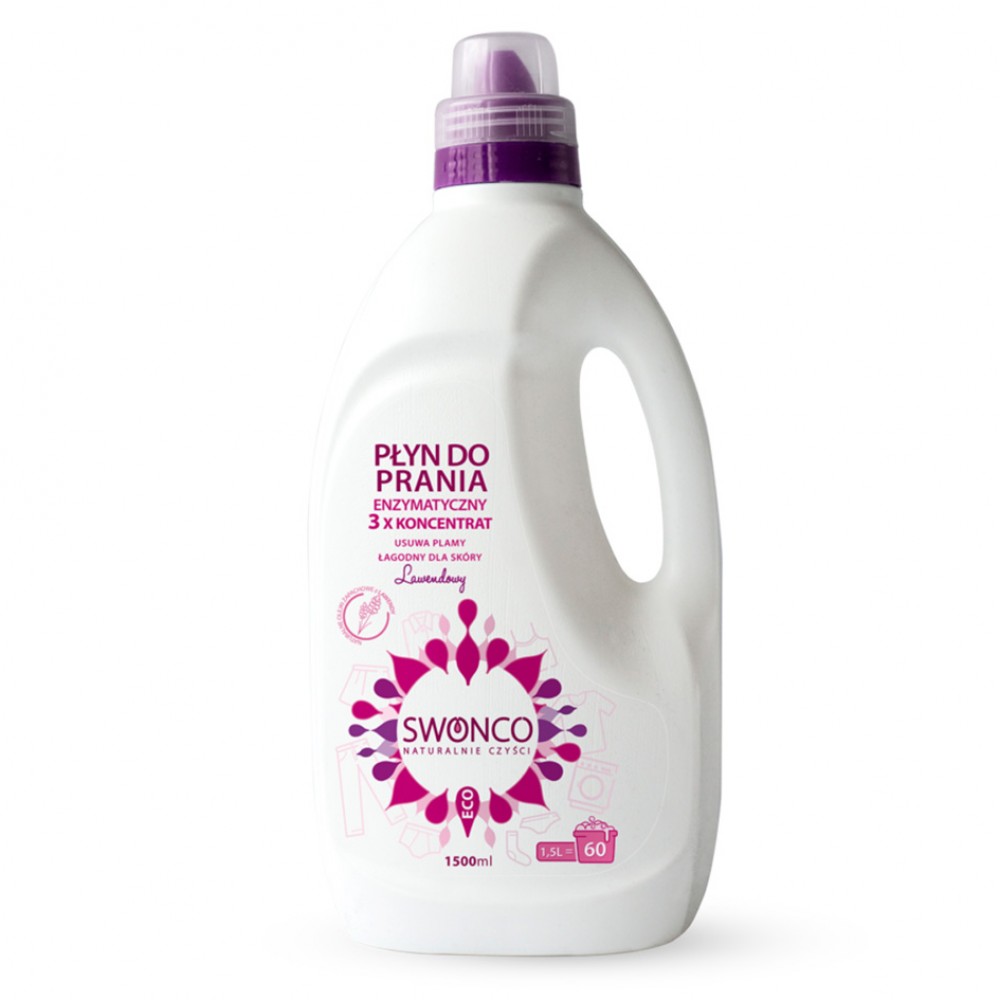 Enzymatyczny płyn do prania - lawendowy - 60 prań | Swonco