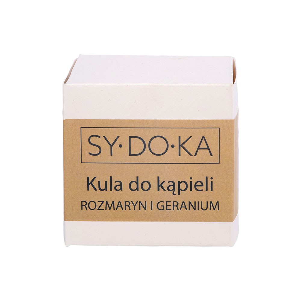 Kula do kąpieli - rozmaryn i geranium | Sydoka