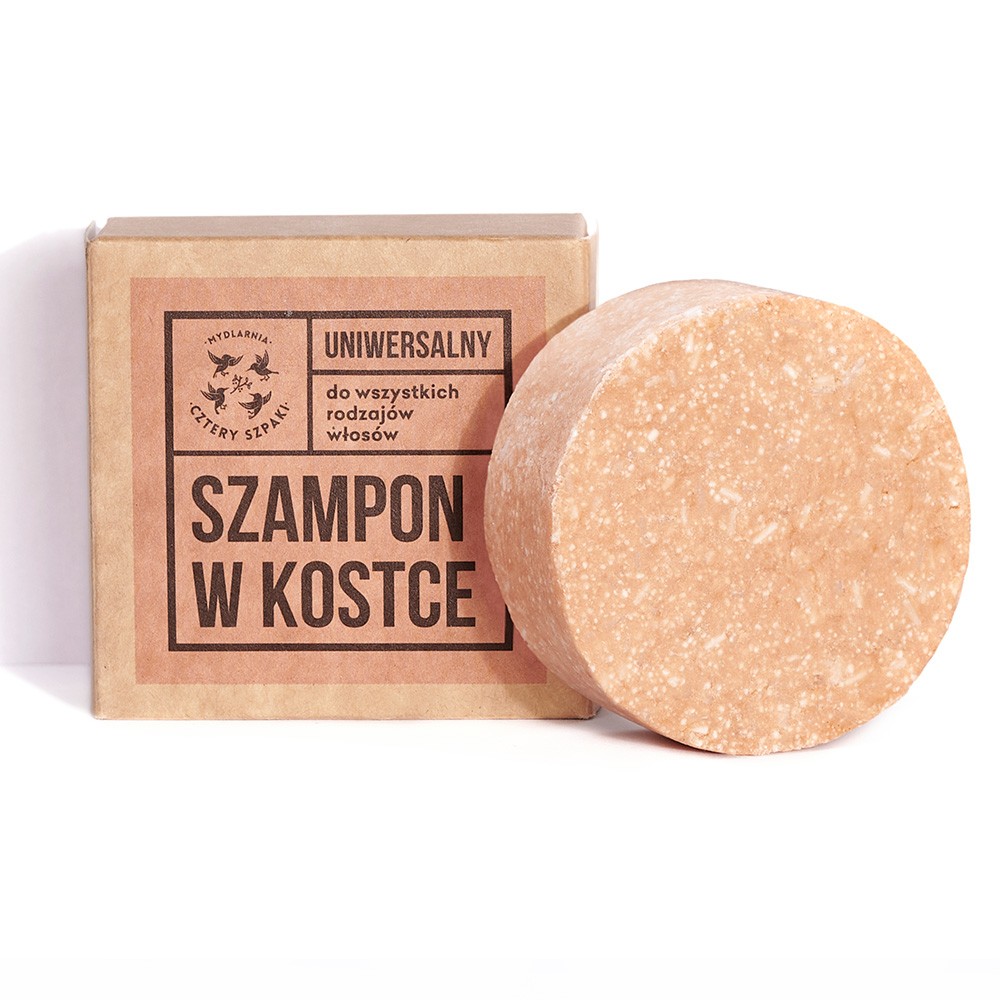 Uniwersalny szampon do włosów w kostce | Cztery Szpaki