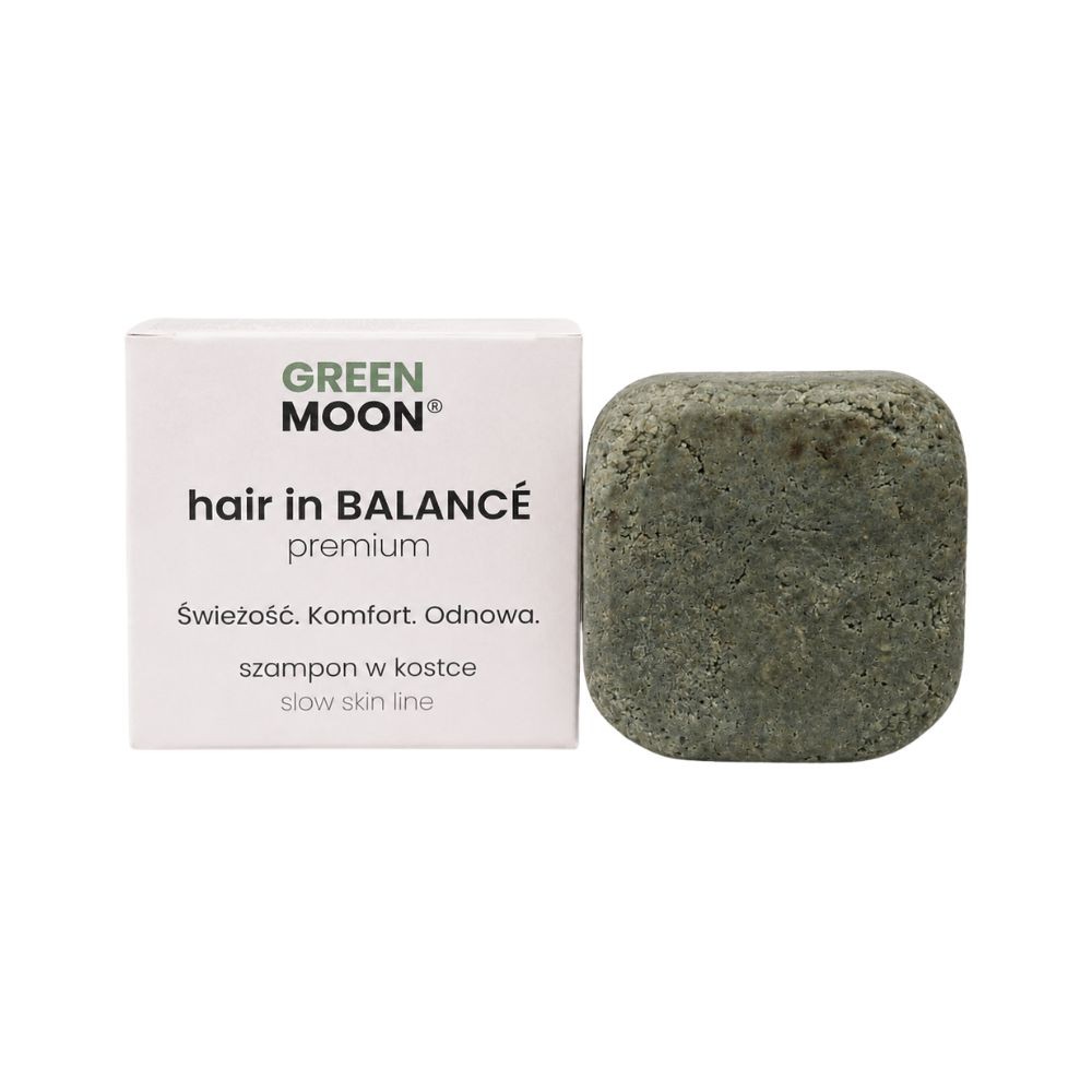 Szampon do włosów w kostce Hair in BALANCÉ | Green Moon