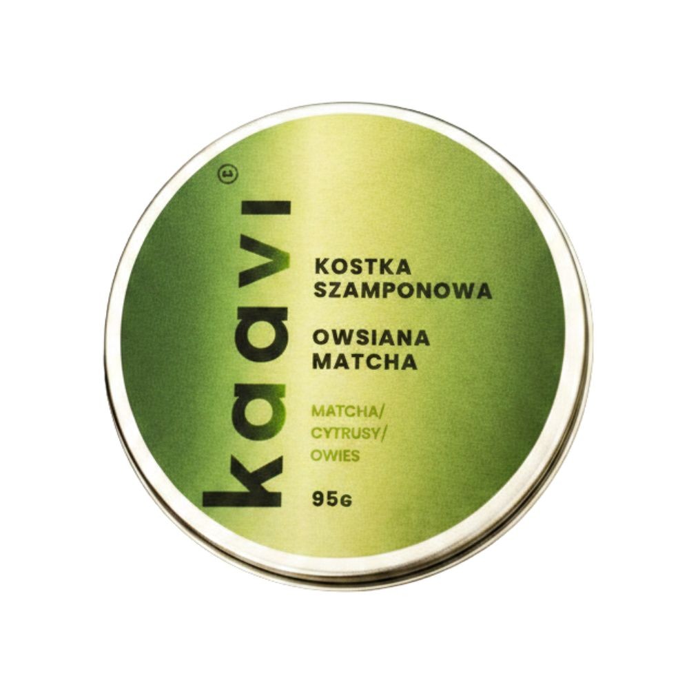 Szampon do włosów w kostce Owsiana Matcha | kaavi