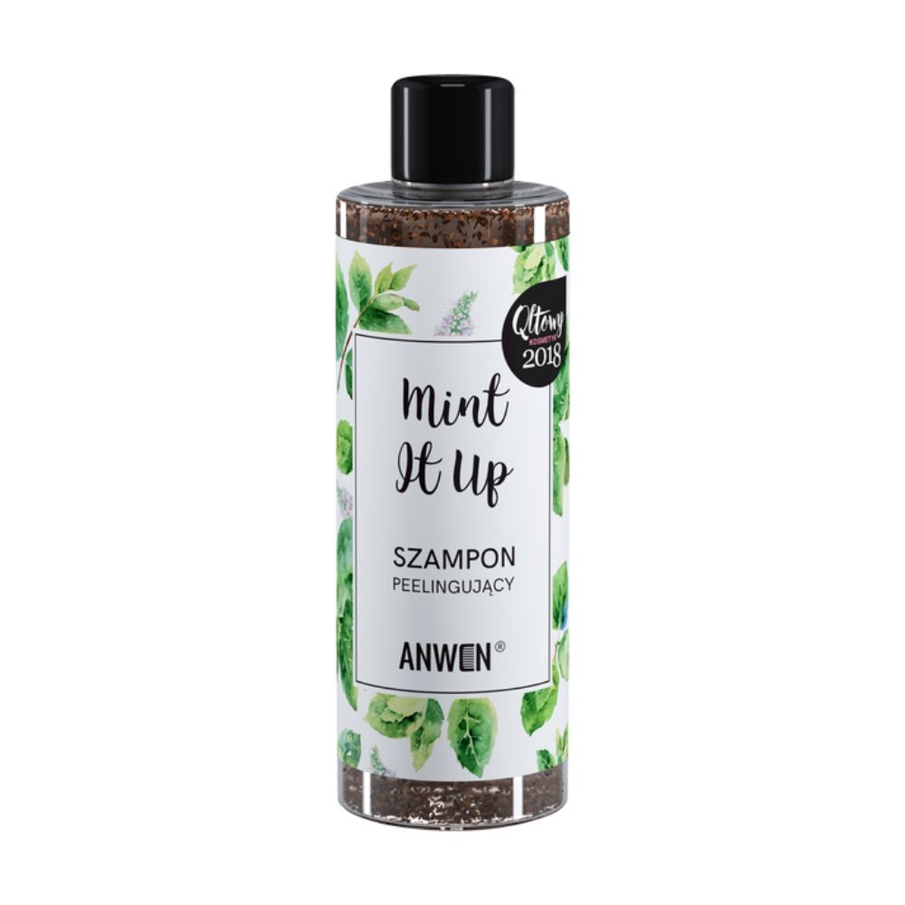 Peelingujący szampon do włosów i skóry głowy Mint It Up | Anwen