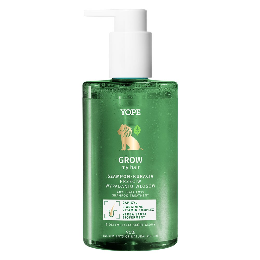 Szampon przeciw wypadaniu włosów GROW my hair | Yope