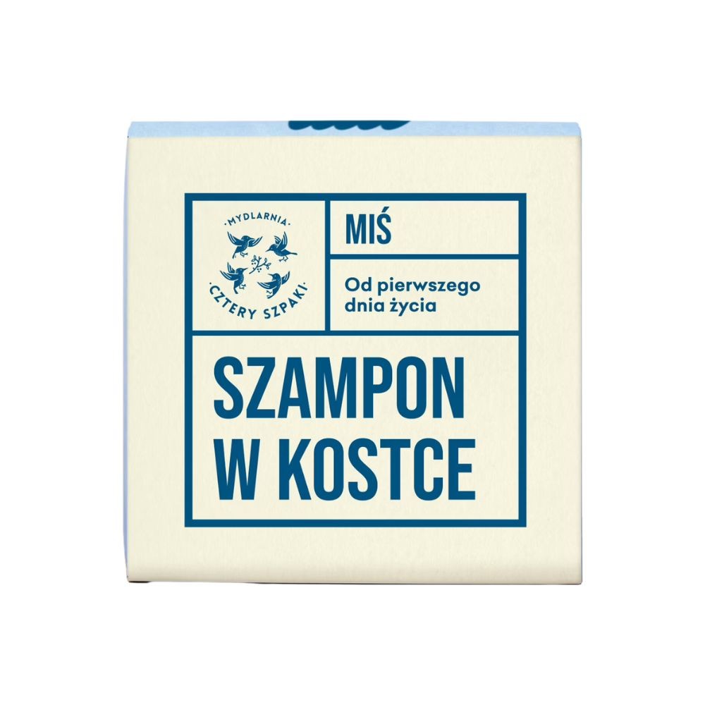 Szampon w kostce Miś | Cztery Szpaki