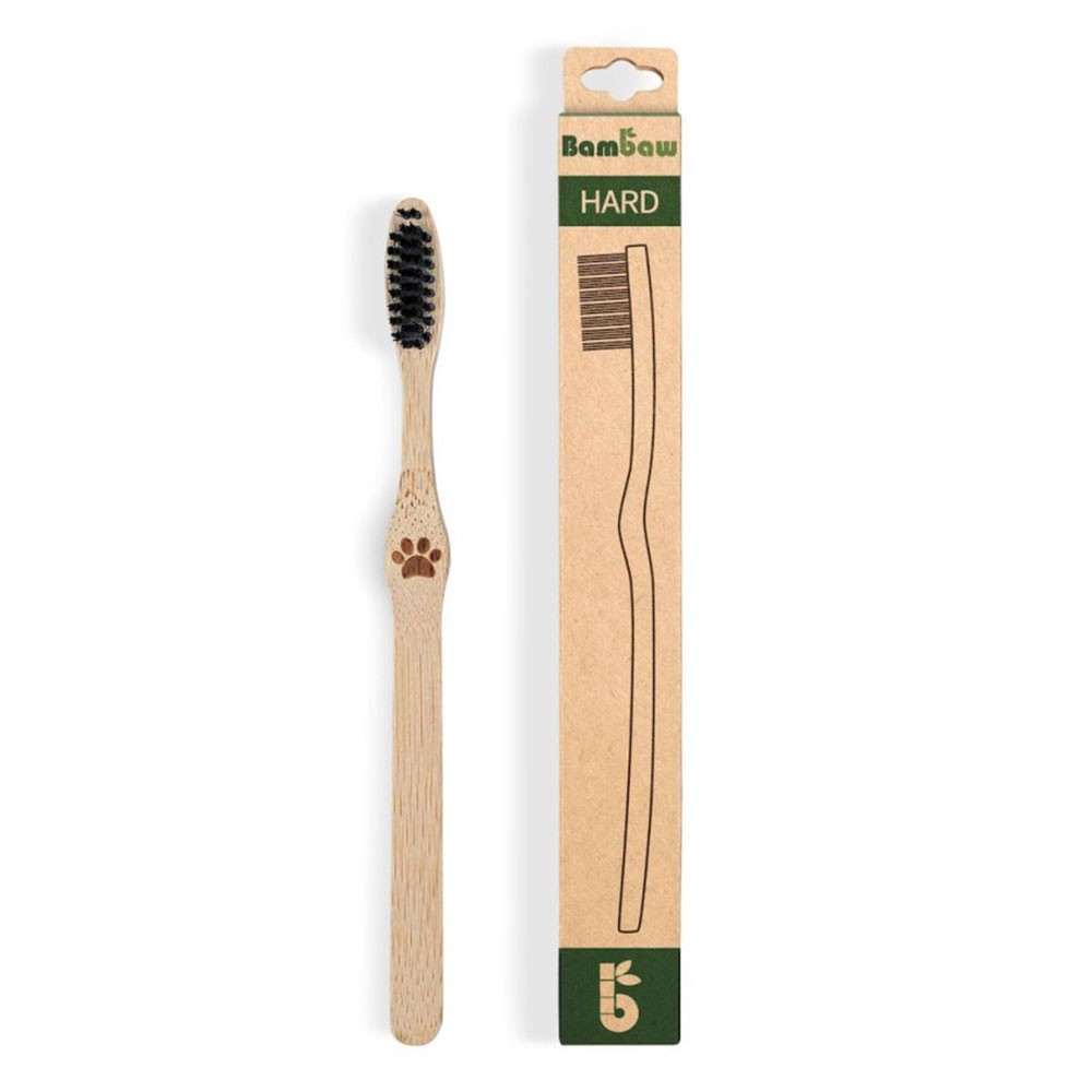 Szczoteczka do zębów z twardym włosiem | Bambaw