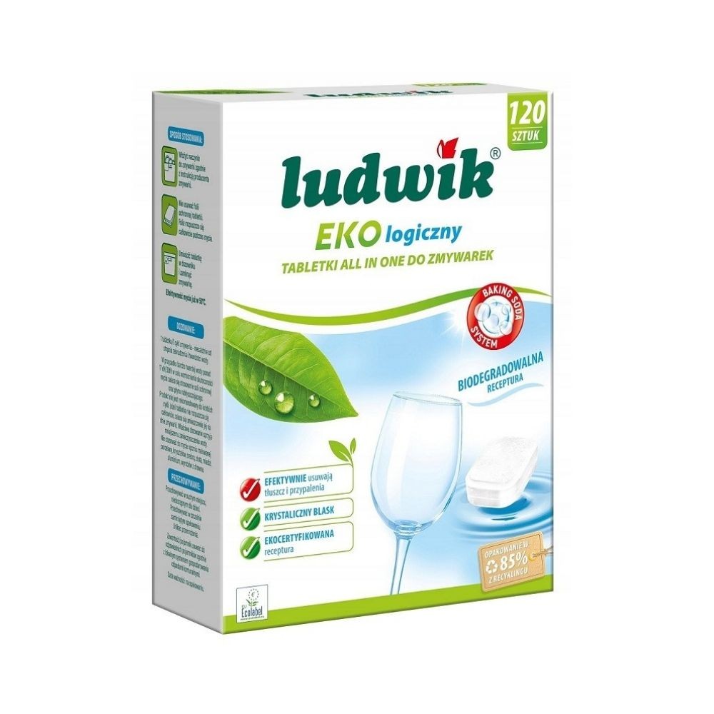 Tabletki ekologiczne do zmywarki All in One | Ludwik EKOlogiczny