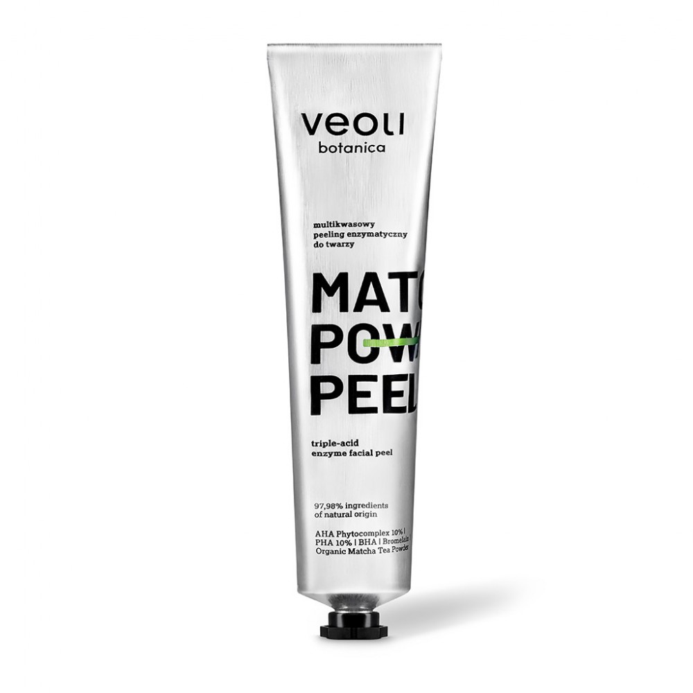 Multikwasowy peeling enzymatyczny MATCHA POWER PEEL | Veoli Botanica