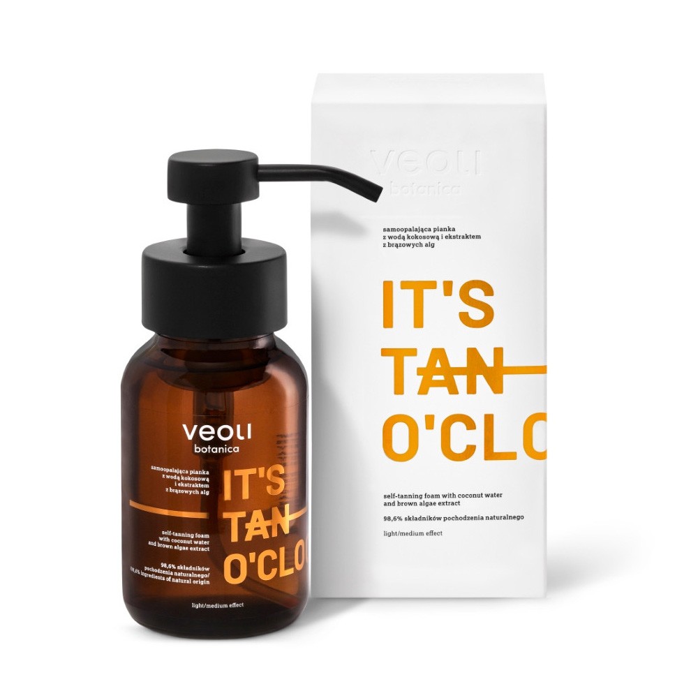 Pianka samoopalająca z algami IT'S TAN O'CLOCK | Veoli Botanica
