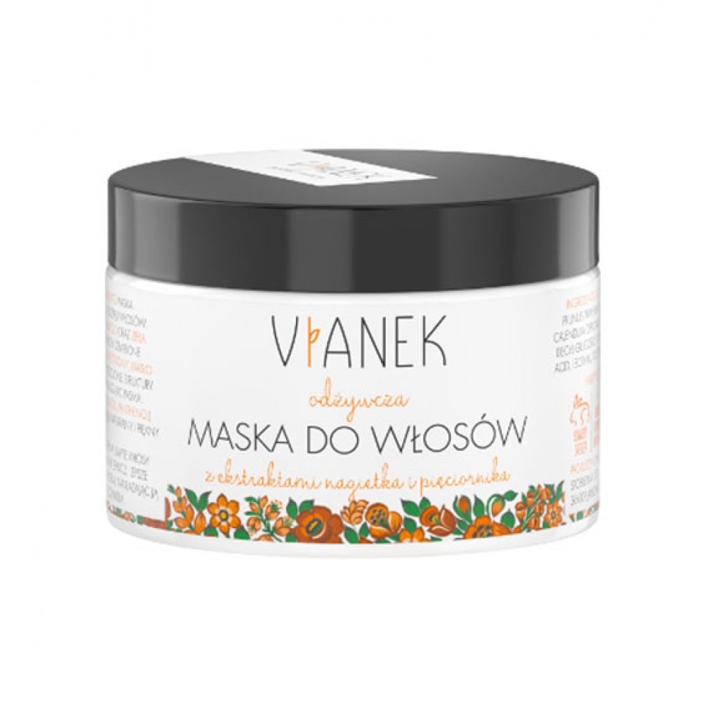 Odżywcza maska do włosów z ekstraktem z nagietka | Vianek