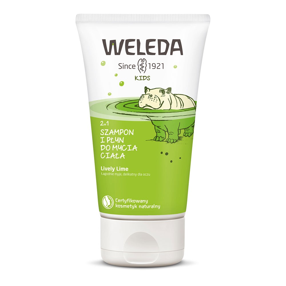 Szampon i płyn do mycia ciała 2w1 Lively Lime | Weleda