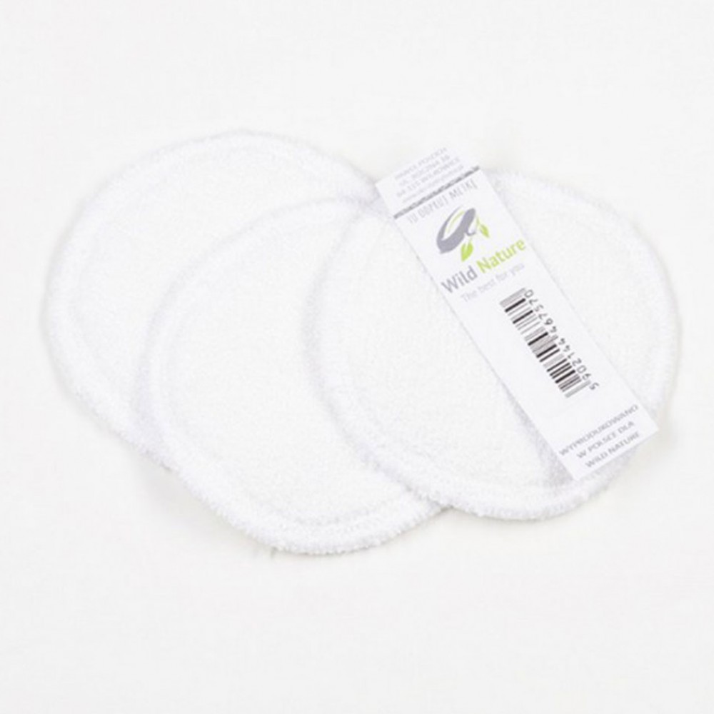 Wielorazowe płatki, waciki kosmetyczne z froty bambusowej - ecru | Wild Nature