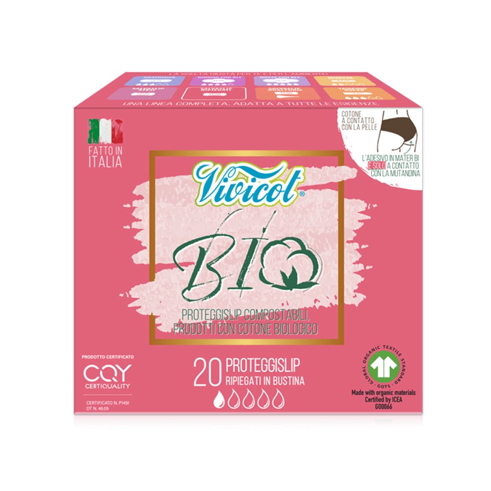 Wkładki higieniczne SKŁADANE | Vivicot