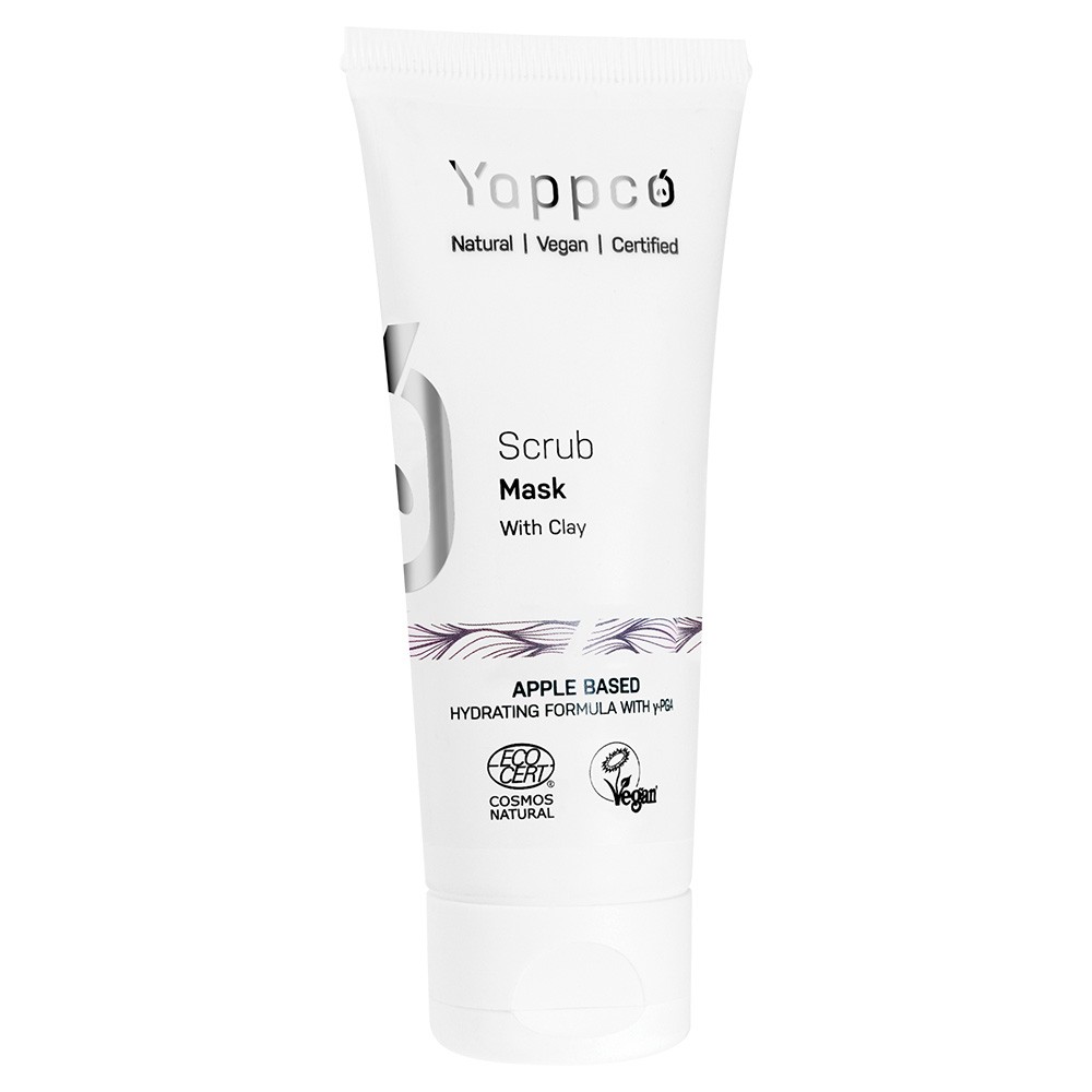Wygładzająca maska-peeling do twarzy z glinką | Yappco