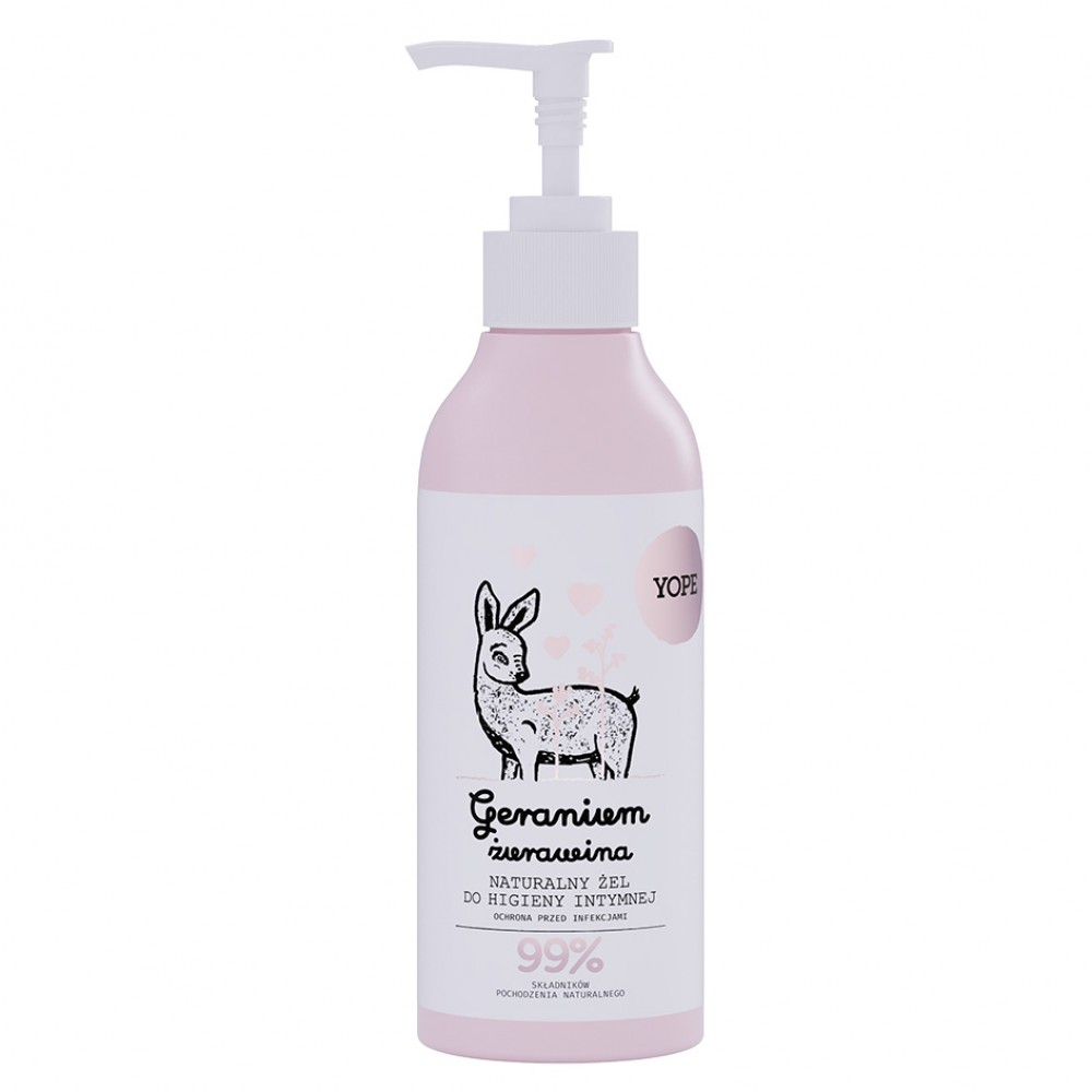 Żel do higieny intymnej Geranium i Żurawina | Yope