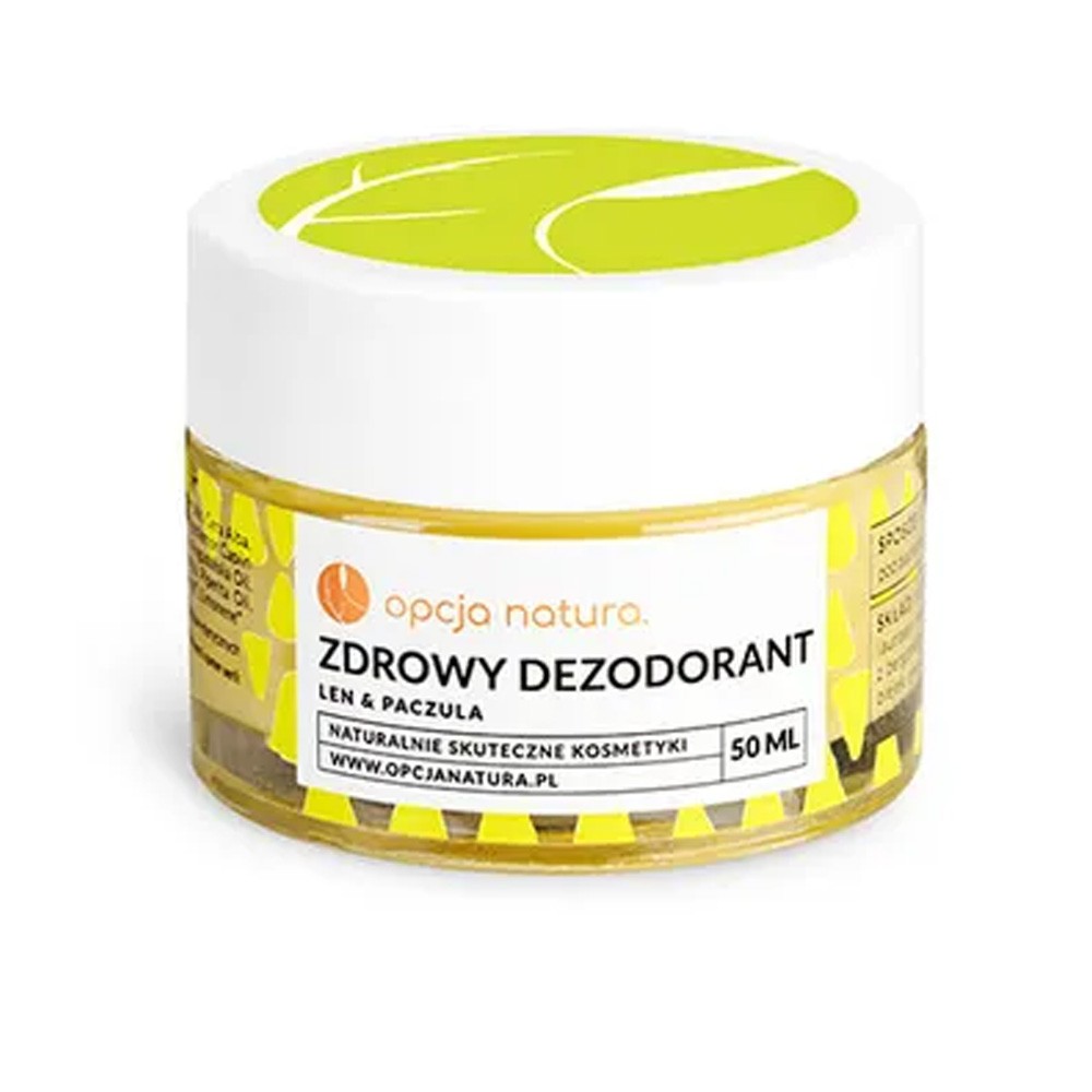 Dezodorant w kremie Len i Paczula | Opcja Natura